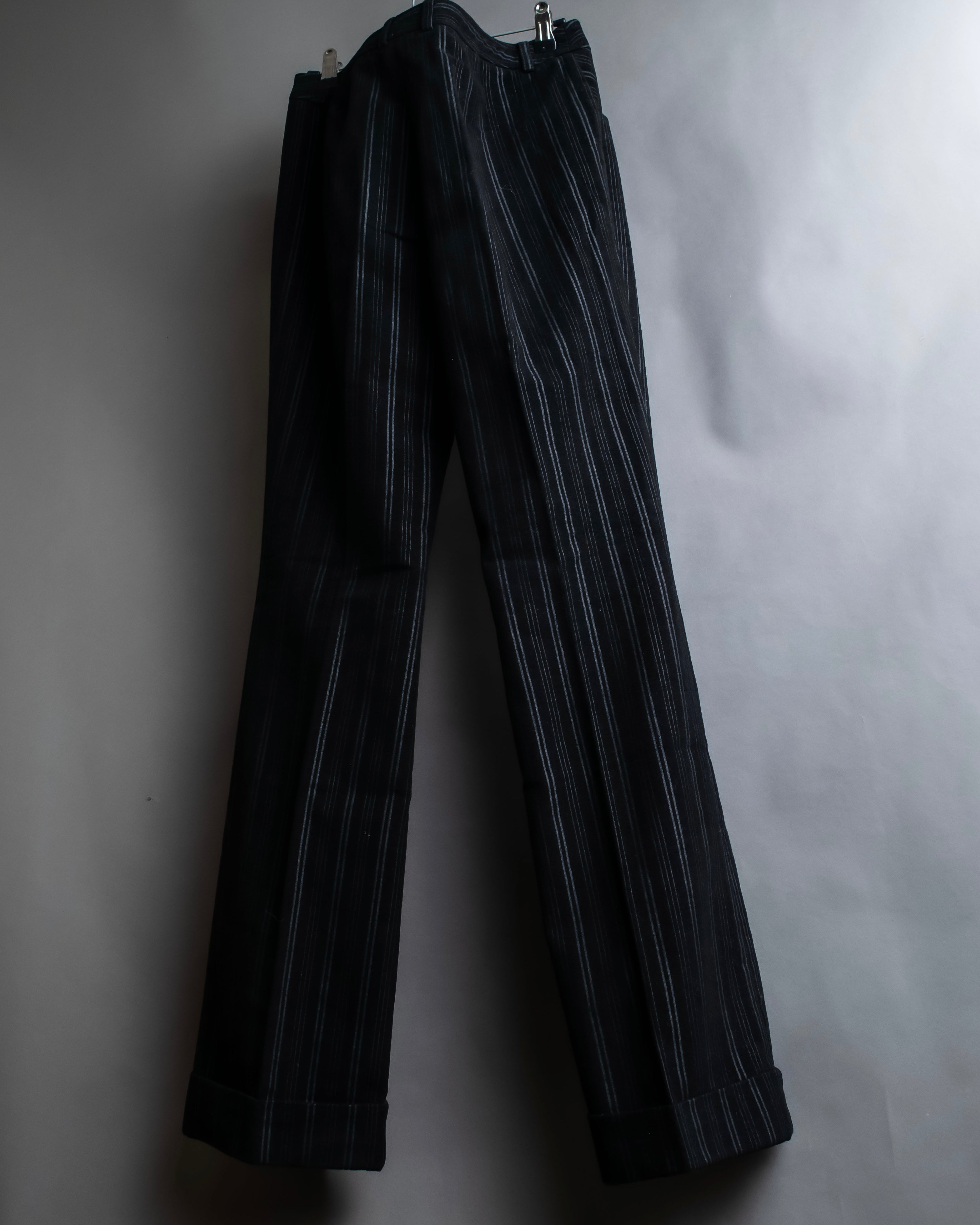 "DOLCE &amp; GABBANA" Pinstripe double-finished slacks