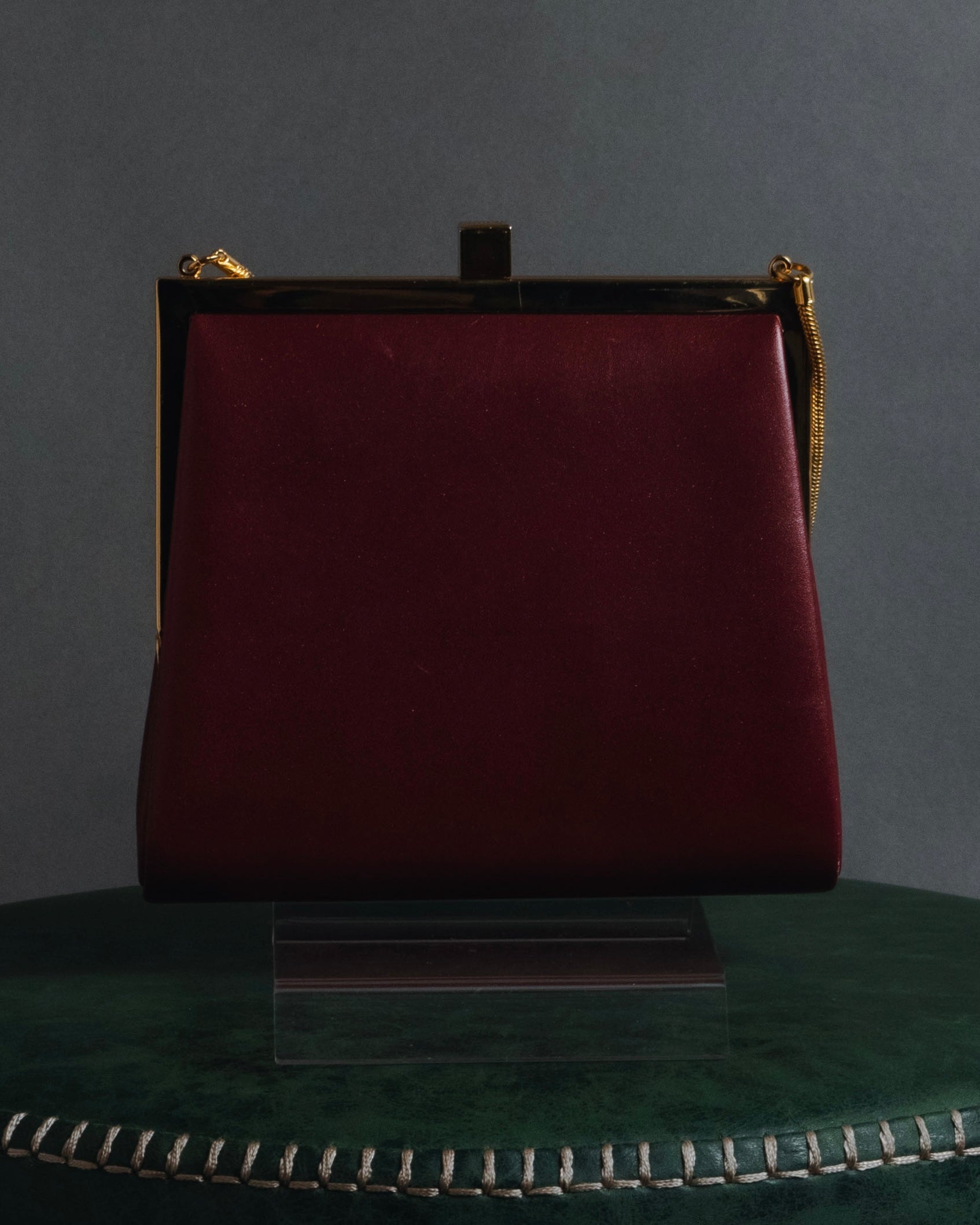 "BURBERRY" 00’s Framed chain formal bag