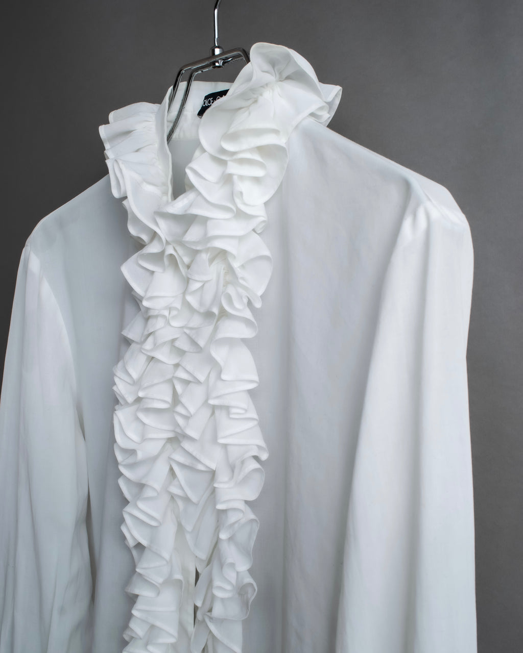 “Dolce&amp;Gabbana” Front volume frill designed shirt