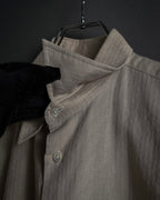 "CHRISTIAN DIOR MONSIEUR" 80's Marc Bohan design woven shirt