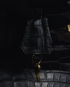 -SPECIAL- "Pierre Cardin"
90’s real crocodile leather top handle bag