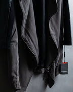 “DOUBLE STANDARD CLOTHING” Designed sleeve hooded middle coat