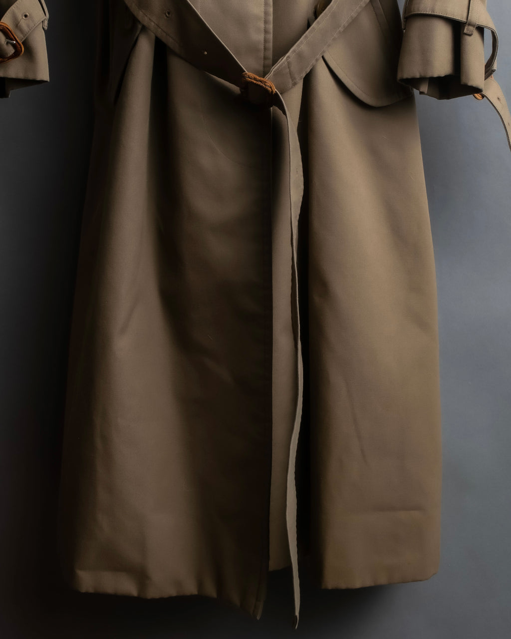 "Burberrys" Water-repellent cotton soutien colour trench coat