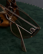 "Christian Dior" Metal acetate combination design sunglasses
