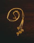 “Christian Dior” 00’s Dior heart charm tassel necklace