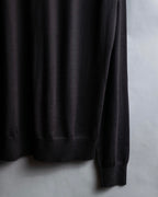 "BOTTEGA VENETA" High quality wool charcoal brown knit