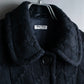 "MIU MIU" dimensional woven stand up collar coat