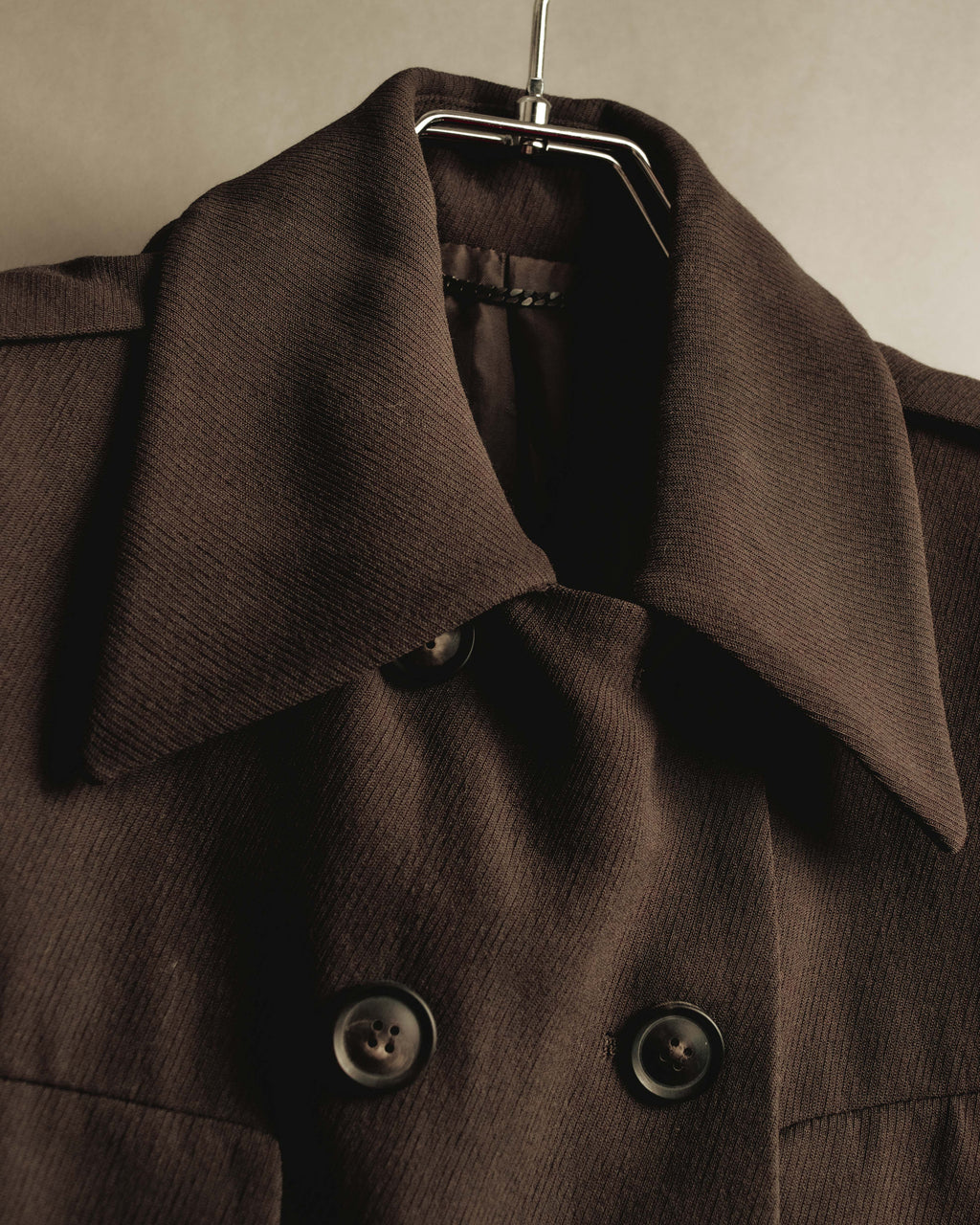"GUCCI" 90's Classically tailored double-breasted coat