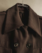 "GUCCI" 90's Classically tailored double-breasted coat