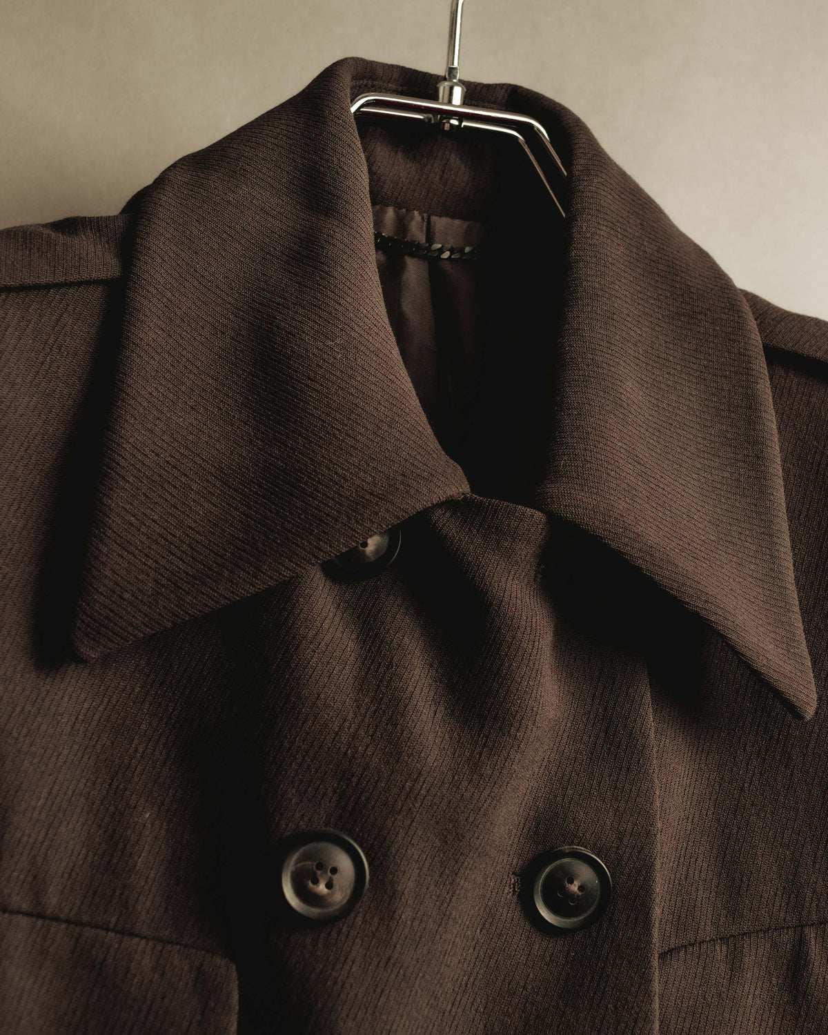 "GUCCI" 90's Classically tailored double-breasted coat