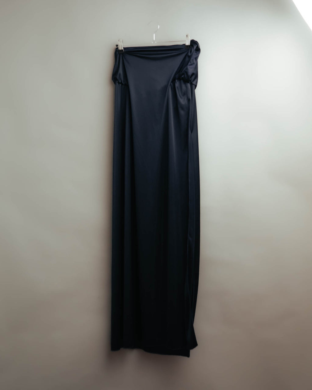 -SPECIAL– “Maison Martin Margiela” 12SS Draped satin maxi skirt