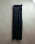 -SPECIAL– “Maison Martin Margiela” 12SS Draped satin maxi skirt