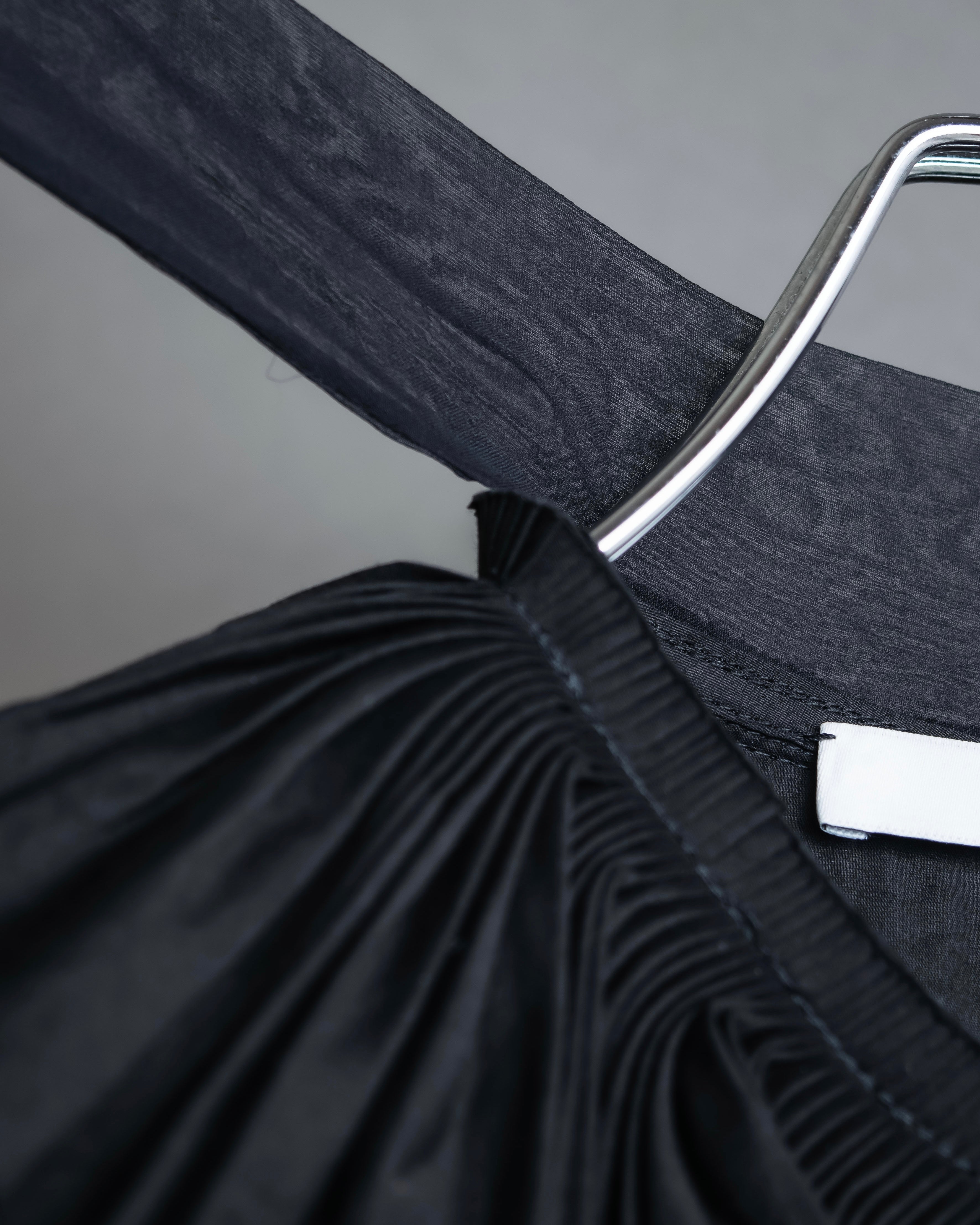 "GIVENCHY" Ribbon frill detail bow tie silk shirt ribbon frill detail