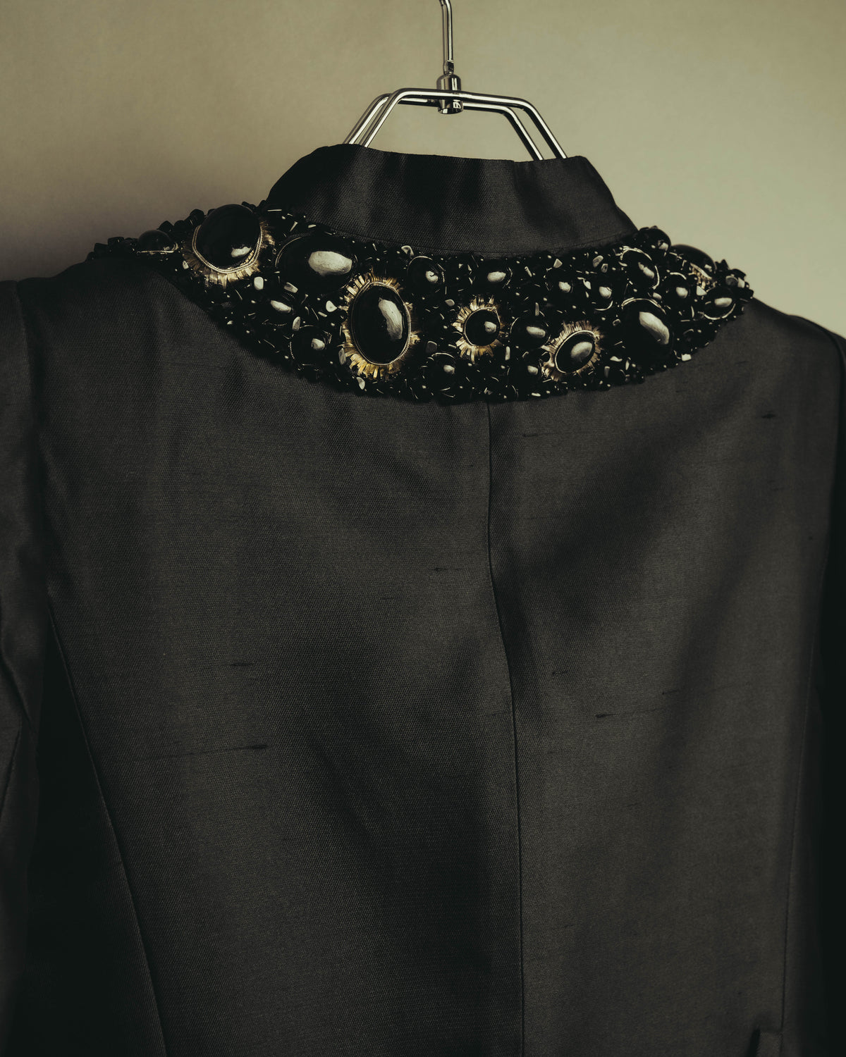 "CELINE" 00's Embellished silk coat
