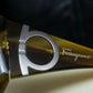 "Ferragamo" Gancini motif butterfly frame sunglasses