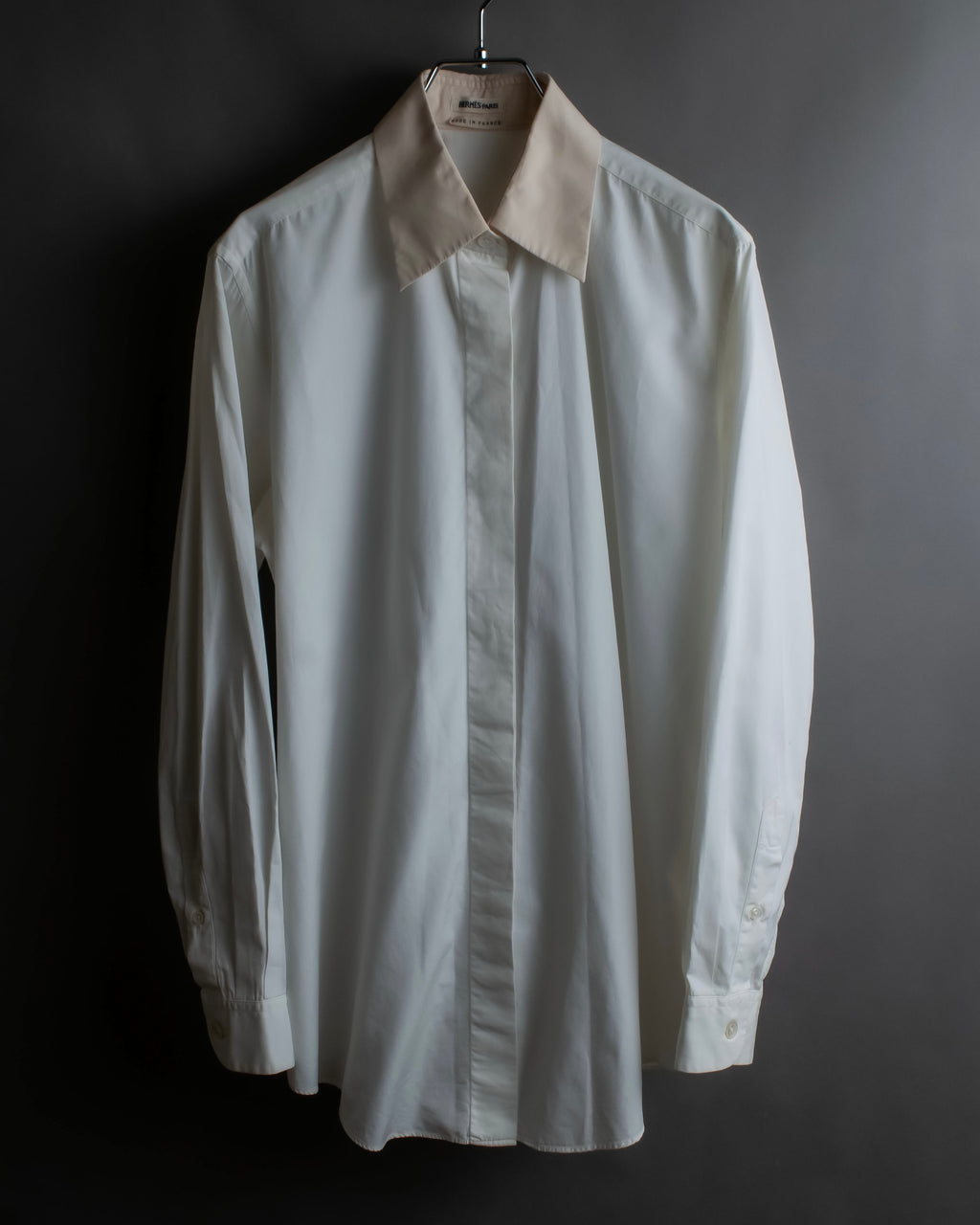 "HERMES" Margiela period collar change shirt