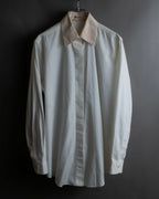 "HERMES" Margiela period collar change shirt