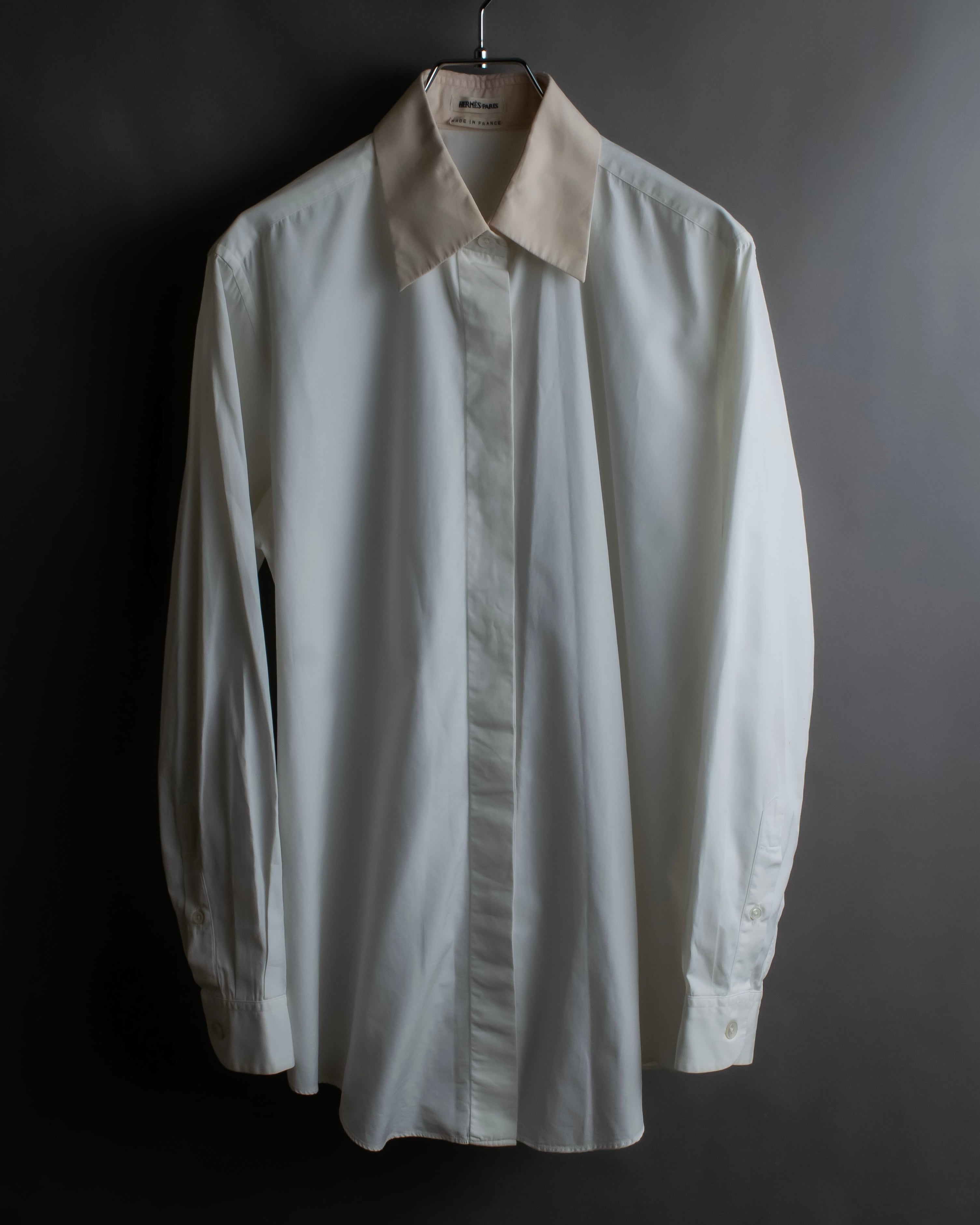 "HERMES" Margiela period collar change shirt