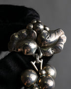 "GEORG JENSEN" Grape cluster motif silver 925 brooch