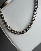 "YVES SAINT LAURENT" Clasp design chain shoulder patent leather bag