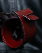 "Hermes" Leather interlocking bangle