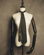 "GUCCI" 80's Nautical patterned silk necktie