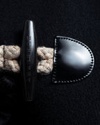 "BURBERRY" Classic detailing melton wool duffle coat