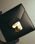 "Salvatore Ferragamo" 80's-90's Classic calf leather wallet