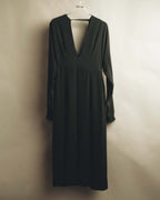 "BURBERRY" 2010's-20's Pleated silk midi dress