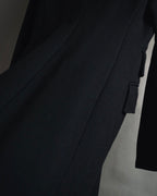 -SPECIAL- "Max Mara"
90’s Detachable fur collar virgin wool long coat