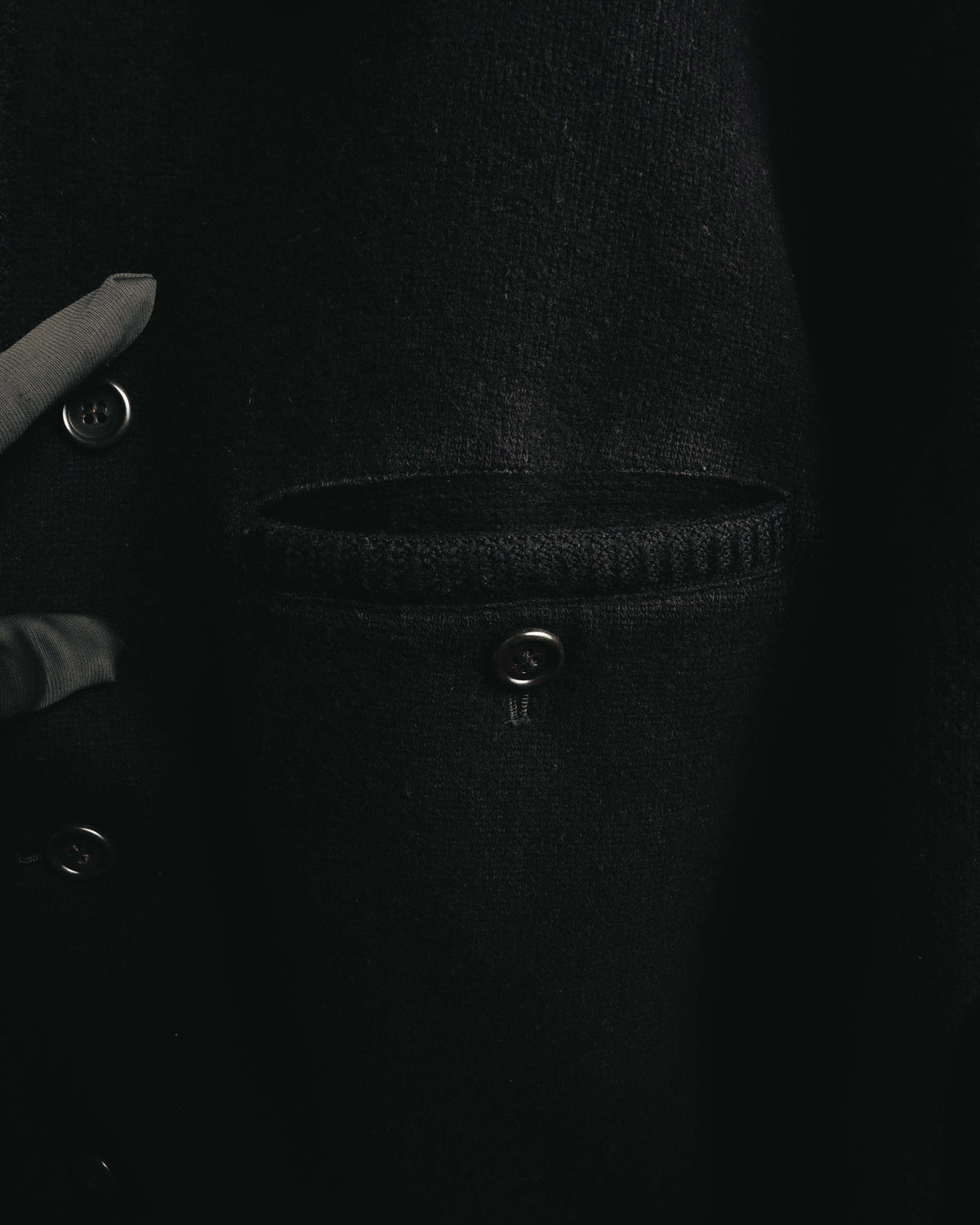 “Christian Dior MONSIEUR” 80’s-90’s Ribbed collar oversized wool field jacket
