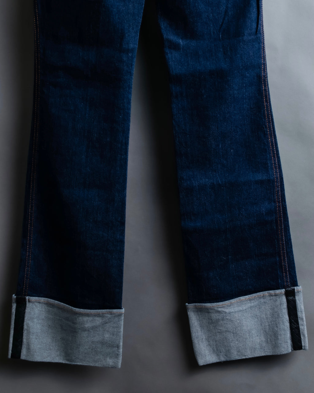 "BOTTEGA VENETA" Wide straight silhouette fisherman denim pants
