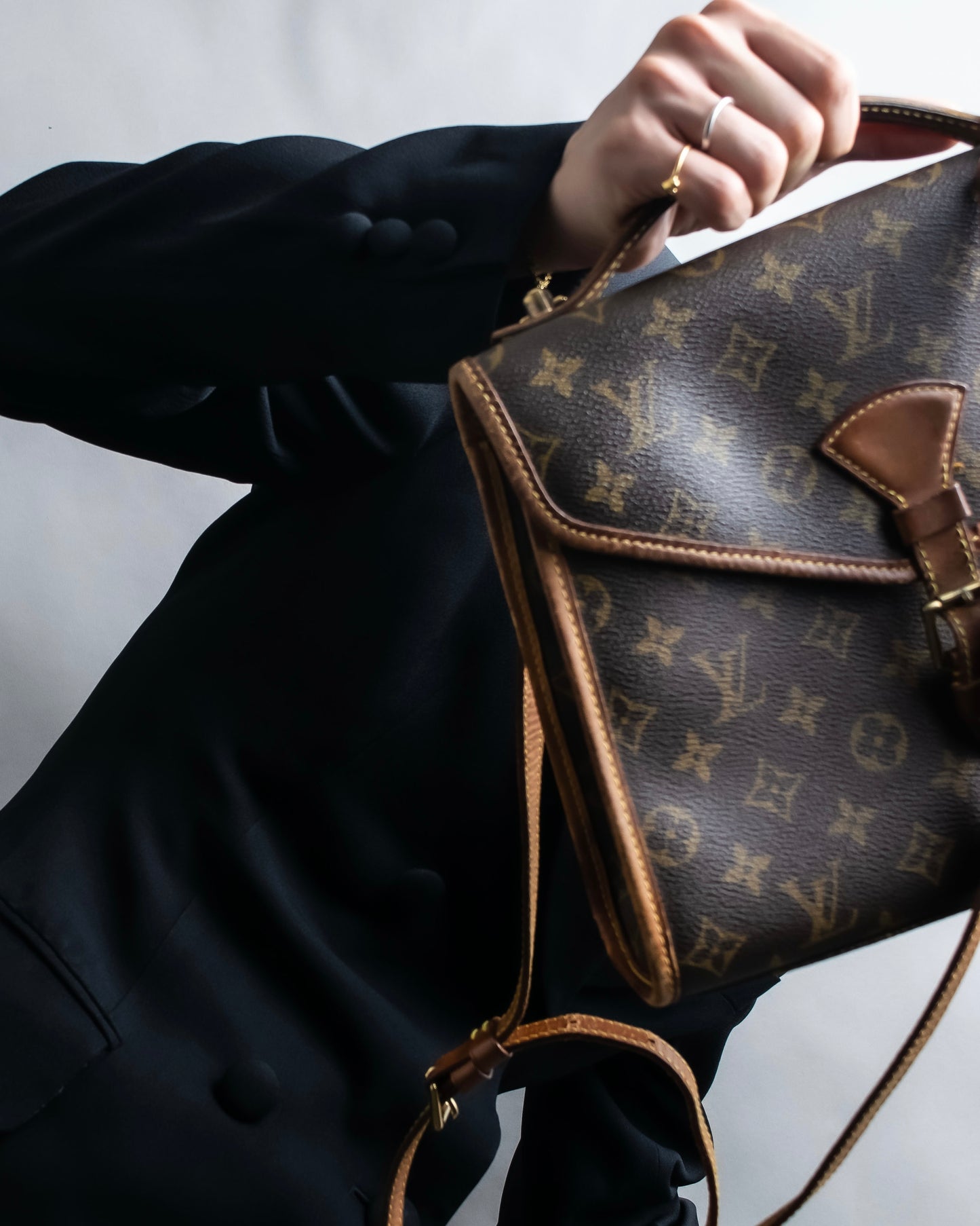 "LOUIS VUITTON" Monogram pattern belair 2way bag