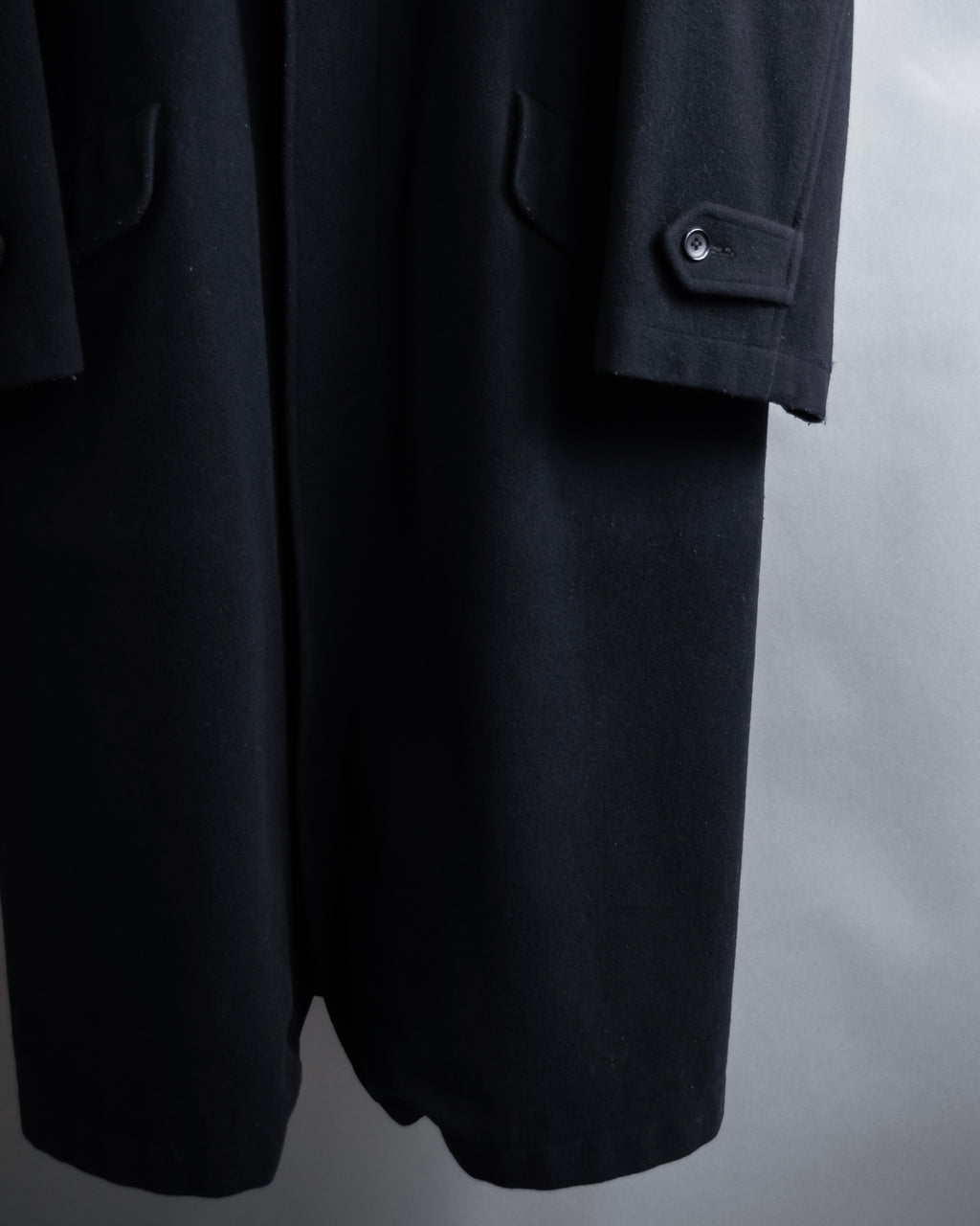 "YOHJI YAMAMOTO" Straight line stand collar coat