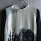 "STELLA McCARTNEY" Tree pattern bicolor tunic pullover