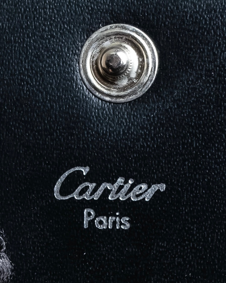 "CARTIER" leather coin case ''pasha de cartier''