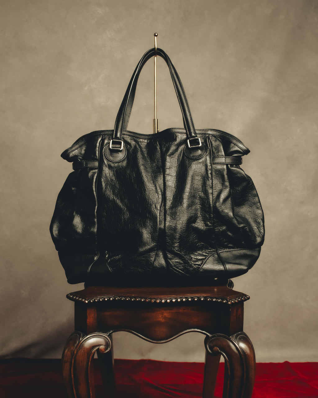 "GUCCI" 00's-10's Slouchy oversized leather tote bag