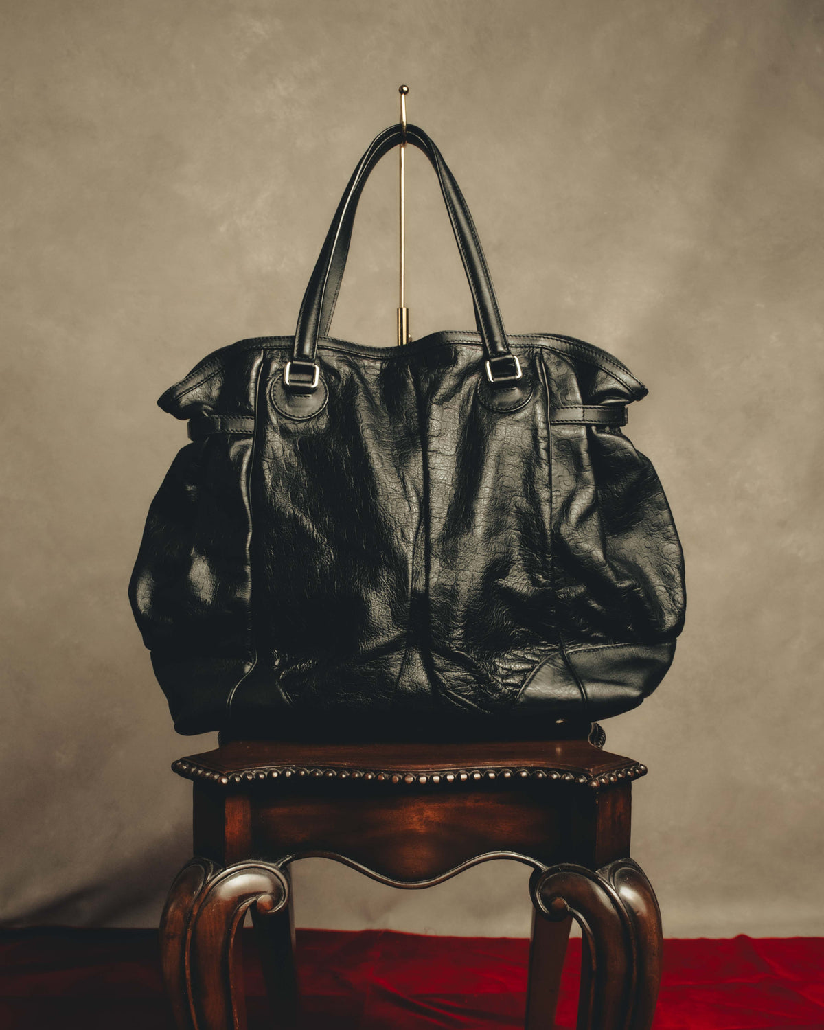 "GUCCI" 00's-10's Slouchy oversized leather tote bag