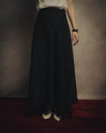 -SPECIAL- “Christian Dior“ 00’s-10’s Sheer ribbed asymmetric long skirt