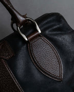"BALENCIAGA" Circle lock design leather doctor bag