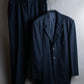 "GIORGIO ARMANI" Long length tailored jacket and wide tapered slacks set up