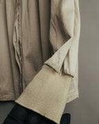 “Christian Dior” 90’s Gathered fly-front jersey blouse