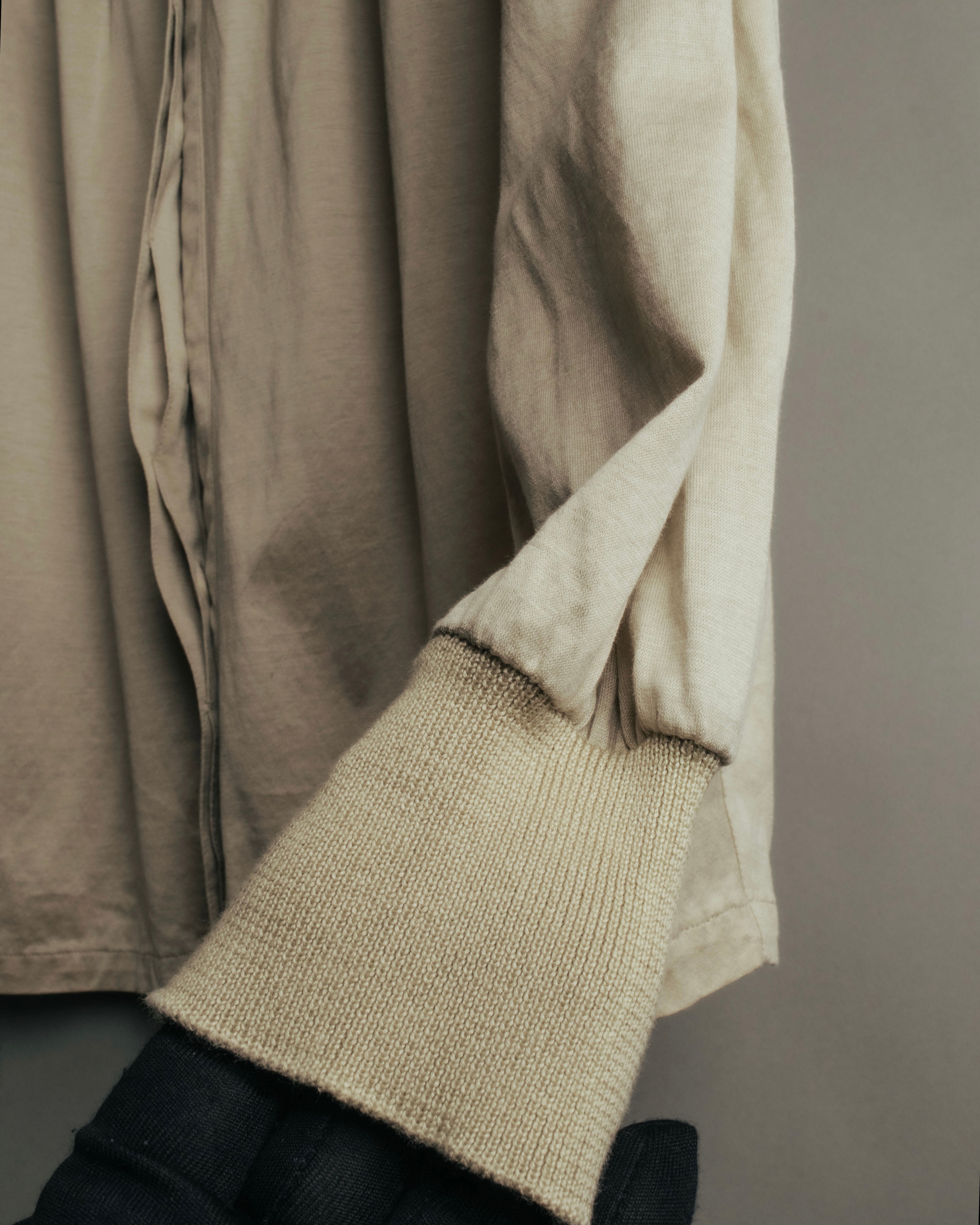 “Christian Dior” 90’s Gathered fly-front jersey blouse