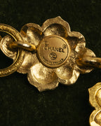 -SPECIAL- “CHANEL” 80’s-90’s ornate gold chain necklace
