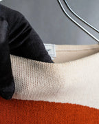 "Salvatore Ferragamo" 2 numbering graphic design intarsia knit