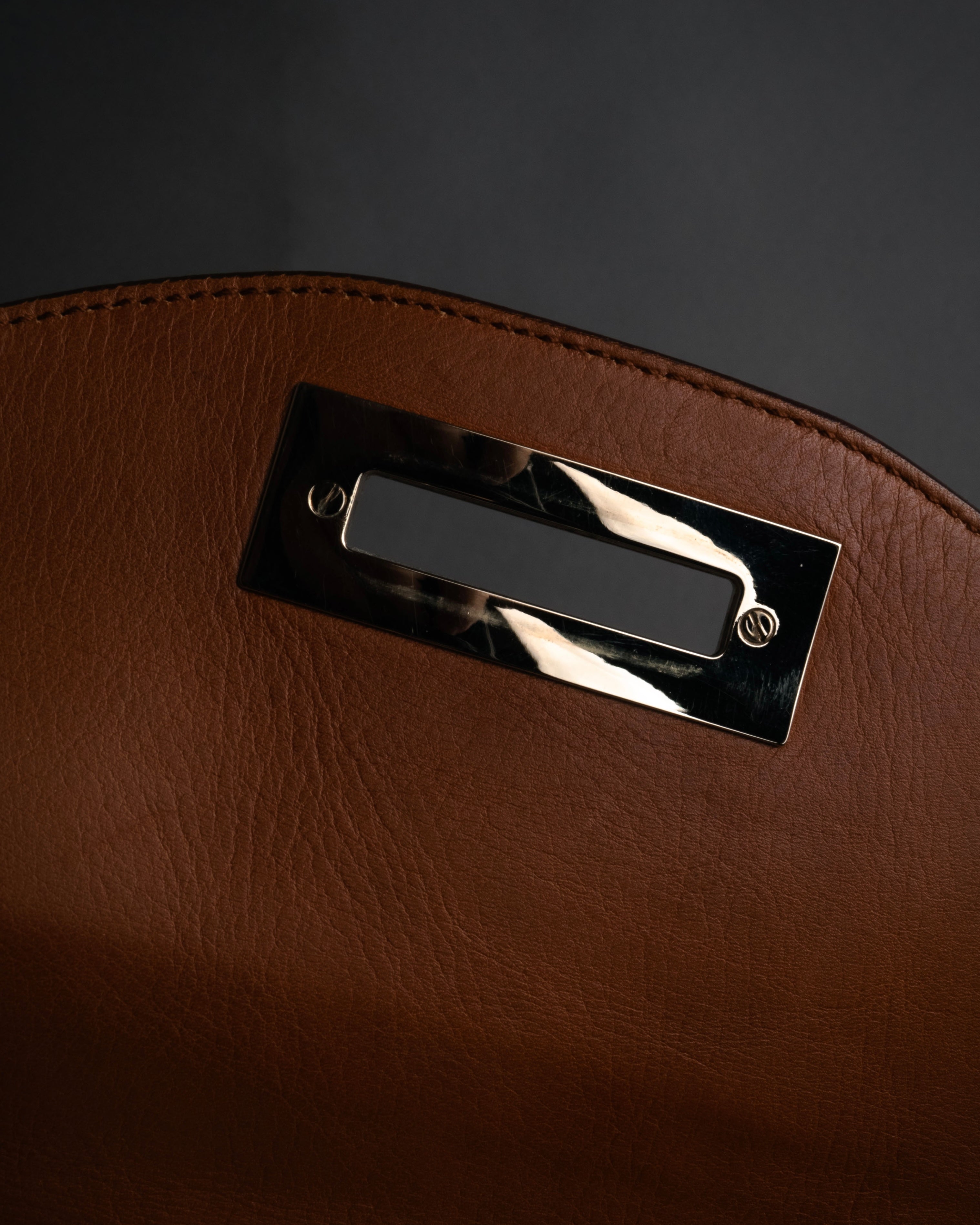 “Salvatore Ferragamo” 2000’s Gancini flap one handle bag