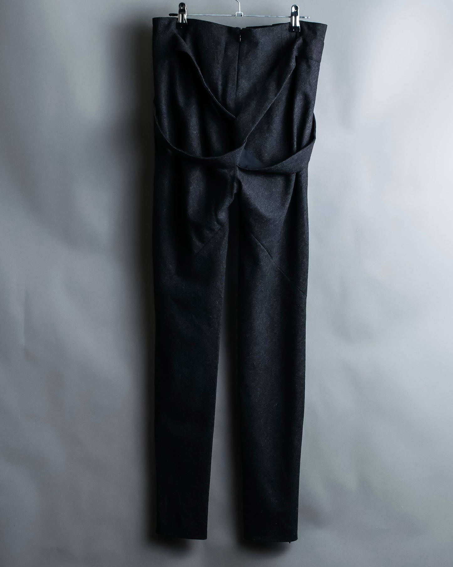 “Balenciaga”  wrap belt designed beautiful drape pants