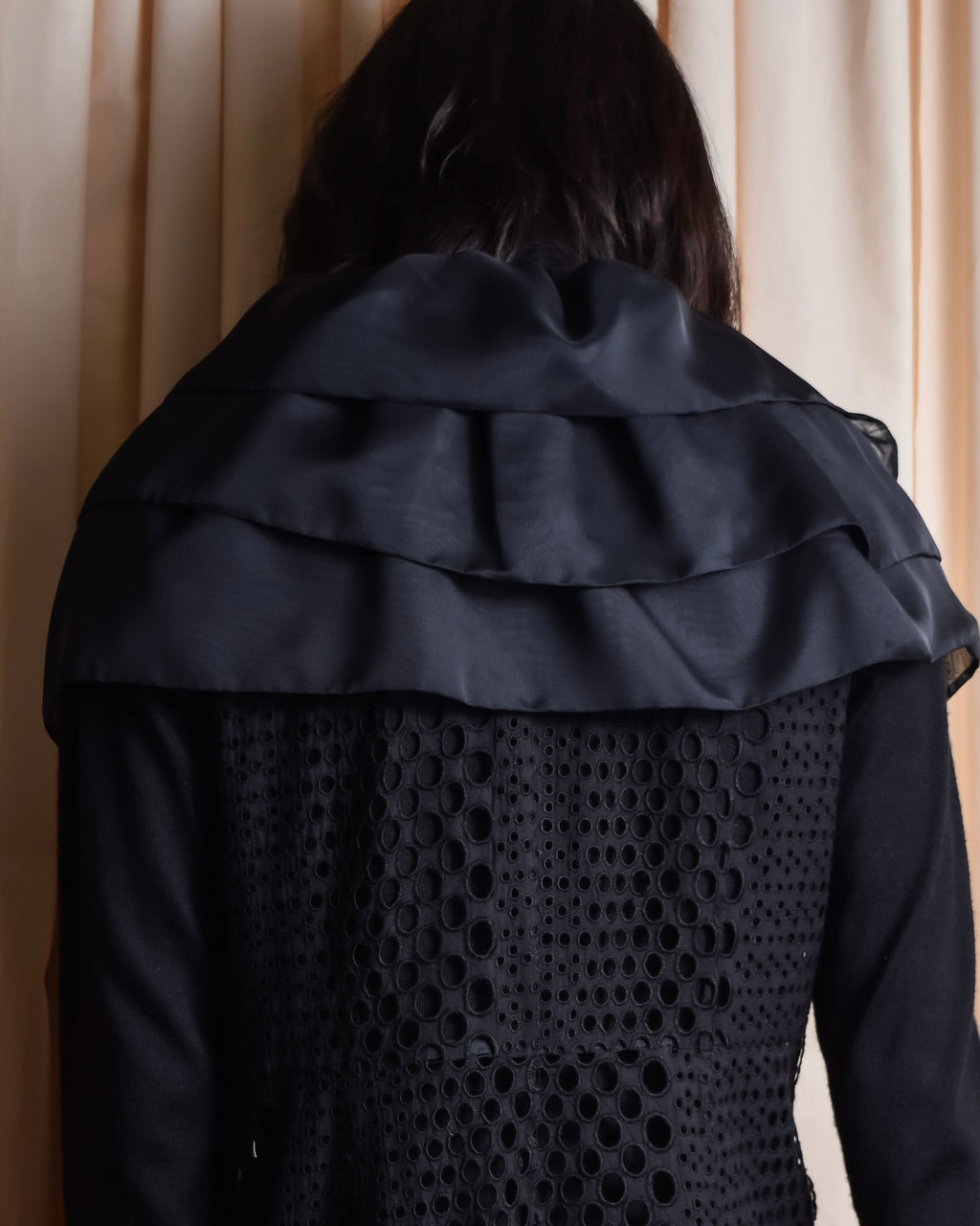 "NOKO OHNO" Layered organza frill embroidered dress