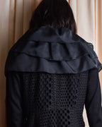 "NOKO OHNO" Layered organza frill embroidered dress