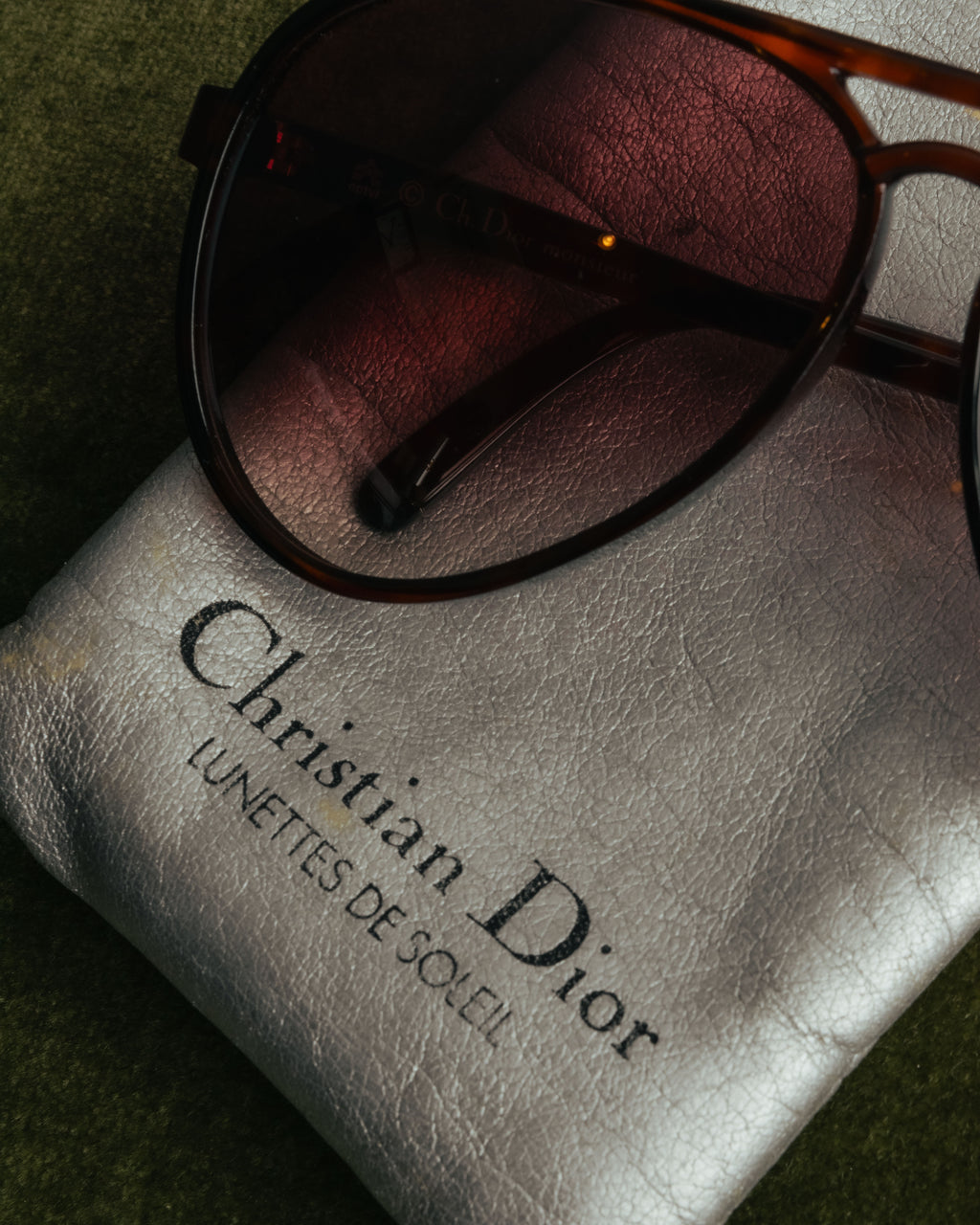 “Christian Dior” 70’s-80’s Tortoiseshell aviator sunglasses